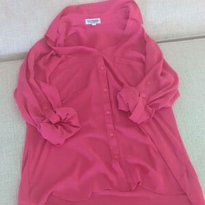 Express Vibrant Pink Blouse